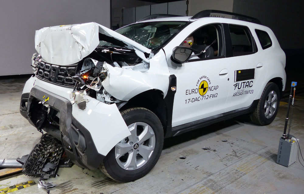 Noua generație Dacia Duster a obținut 3 stele la testele de siguranță Euro NCAP - Poza 1
