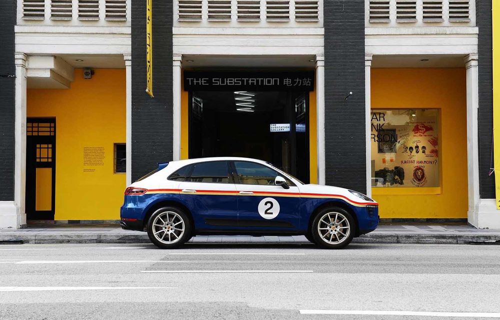 Campanie în Singapore: Porsche Macan promovat cu ajutorul unor &quot;haine&quot; celebre în motorsport - Poza 4