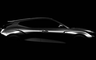 Prima schiță cu interiorul noii generații Hyundai Veloster: modelul constructorului asiatic ar putea debuta la Detroit