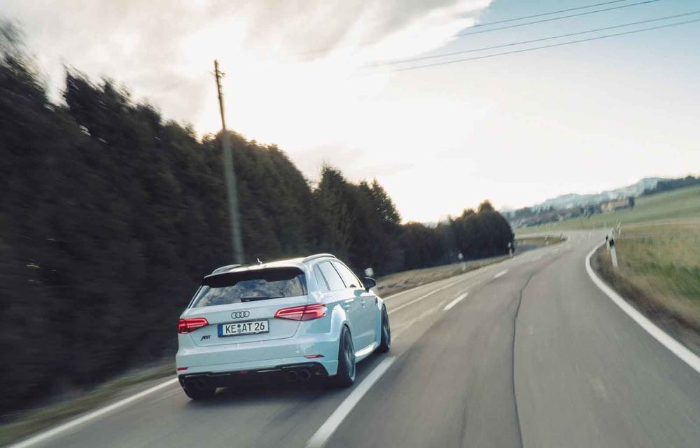 Audi RS3 Sportback primește un pachet de performanță din partea ABT: 500 CP, sistem de frânare îmbunătățit și suspensii modificate - Poza 7