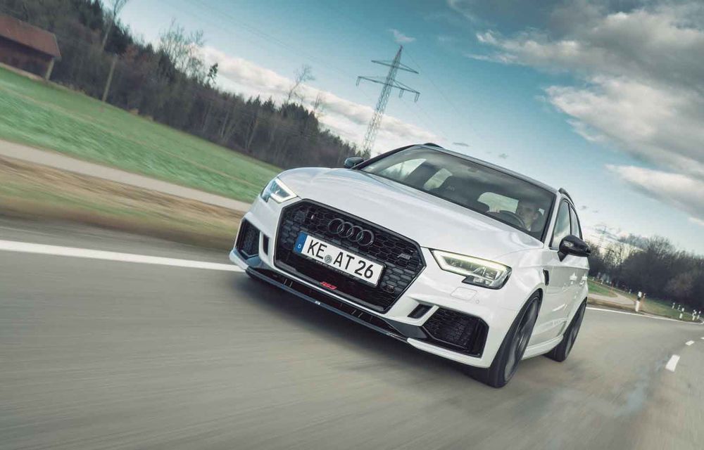 Audi RS3 Sportback primește un pachet de performanță din partea ABT: 500 CP, sistem de frânare îmbunătățit și suspensii modificate - Poza 4