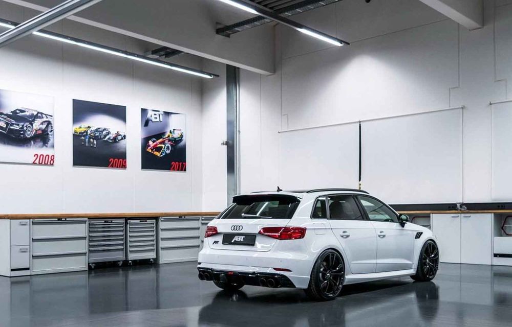 Audi RS3 Sportback primește un pachet de performanță din partea ABT: 500 CP, sistem de frânare îmbunătățit și suspensii modificate - Poza 10