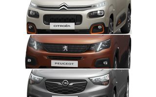 Generație nouă pentru Peugeot Partner, Citroen Berlingo și Opel Combo: producția celor trei utilitare din grupul PSA va începe în câteva săptămâni