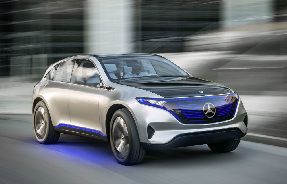 Start pentru gama Mercedes EQ: primul SUV electric va fi prezentat în versiune de serie la Salonul Auto de la Geneva - Poza 1
