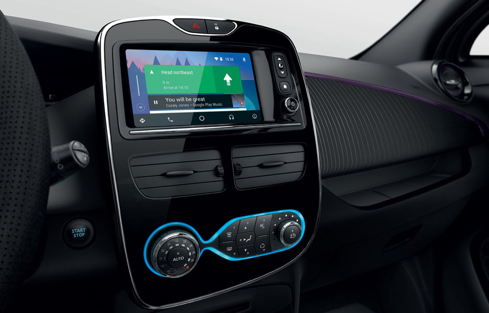 Renault Zoe primește îmbunătățiri: motor nou de 108 cai putere, autonomie de 300 de kilometri și conectivitate Android Auto - Poza 6