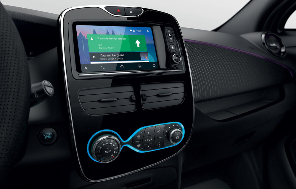 Renault Zoe primește îmbunătățiri: motor nou de 108 cai putere, autonomie de 300 de kilometri și conectivitate Android Auto - Poza 5