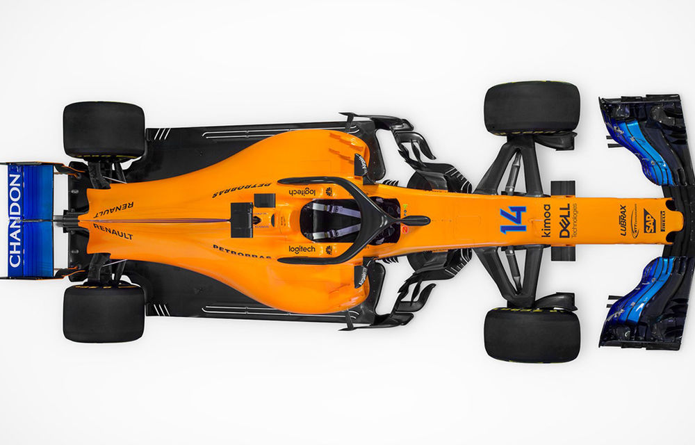 McLaren prezintă noul monopost pentru 2018: portocaliu cu nuanțe de albastru - Poza 3