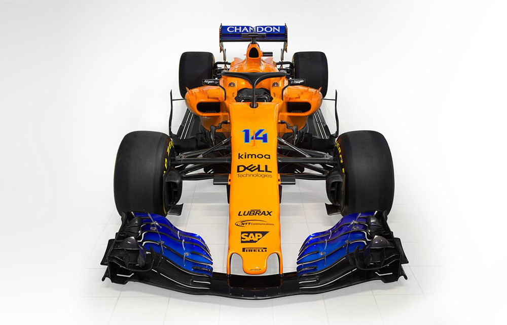 McLaren prezintă noul monopost pentru 2018: portocaliu cu nuanțe de albastru - Poza 1