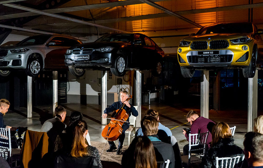Nonconformism clasic: BMW X2, prezentat în România într-un concert de violoncel organizat în service - Poza 6