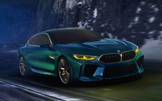 BMW a prezentat M8 Gran Coupe Concept: versiunile de serie debutează în 2019