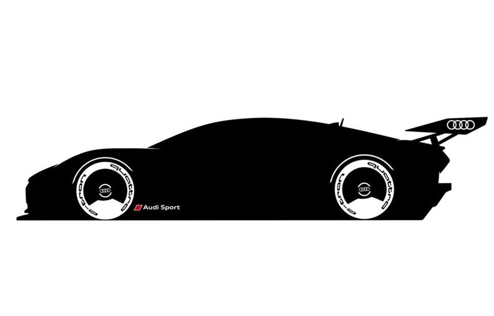 Primul teaser cu Audi e-tron Vision Gran Turismo: conceptul dedicat jocului video GT Sport debutează în 9 aprilie - Poza 1