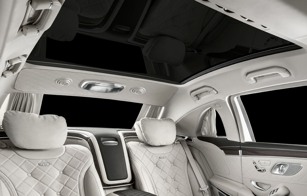 Mercedes-Maybach Pullman primește mici îmbunătățiri: o nouă grilă și mai multe opțiuni pentru pasagerii din spate - Poza 6