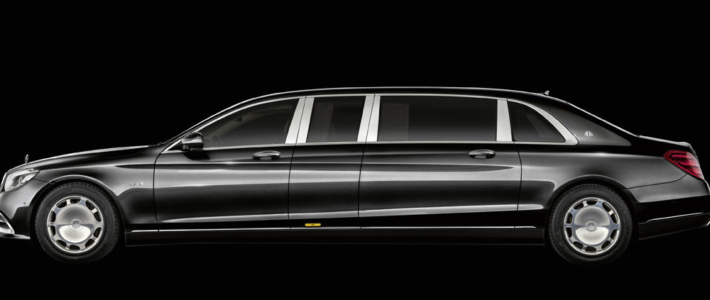 Mercedes-Maybach Pullman primește mici îmbunătățiri: o nouă grilă și mai multe opțiuni pentru pasagerii din spate - Poza 3