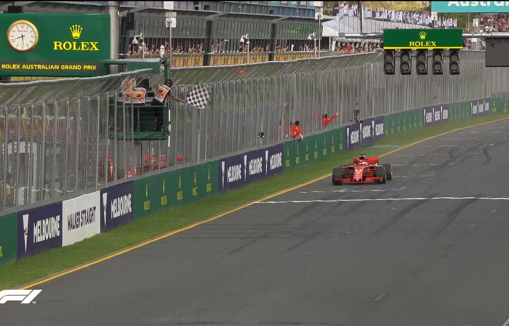 Vettel a început sezonul cu o victorie în Australia! Hamilton și Raikkonen au completat podiumul - Poza 5