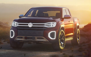 Volkswagen Atlas Tanoak: concept pentru un pick-up cu motor V6 de 276 de cai putere