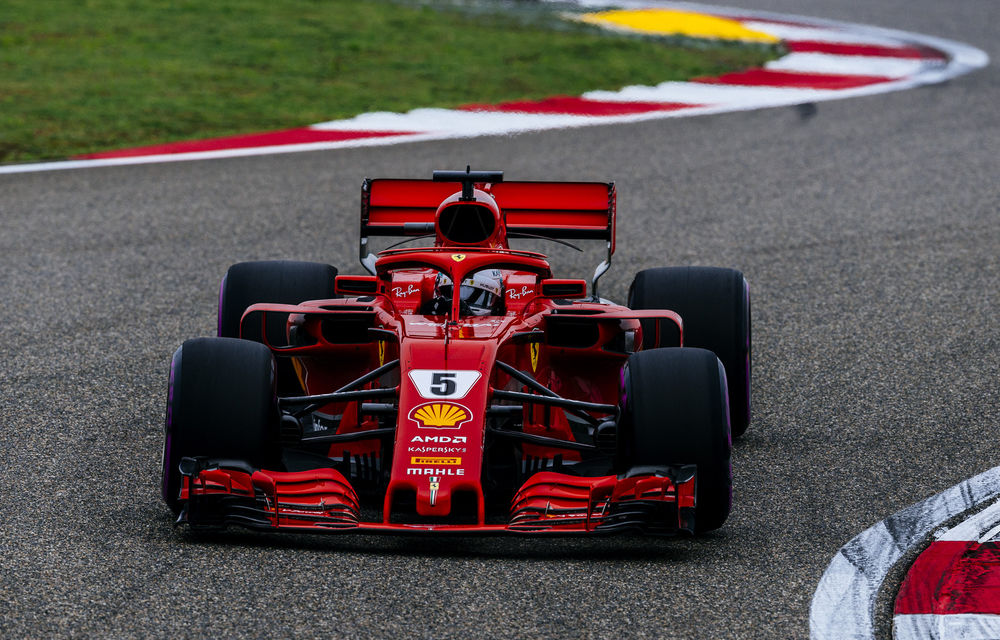 Vettel va pleca din pole position în cursa din China! Raikkonen pe locul 2, în fața lui Bottas și Hamilton - Poza 1