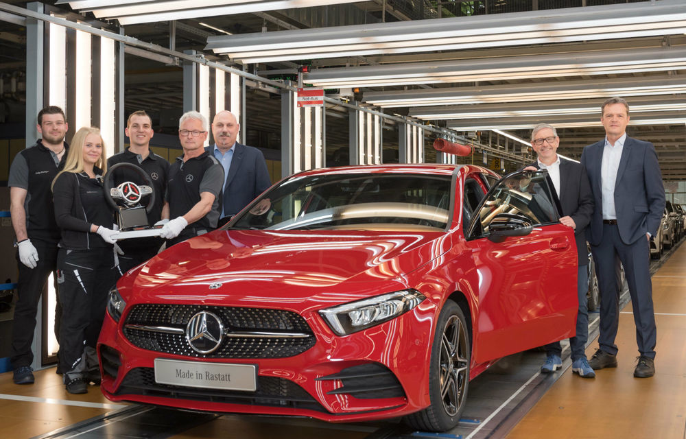 Mercedes-Benz a început producția noii generații Clasa A: modelul de clasă compactă este asamblat în cadrul fabricii din Rastatt, Germania - Poza 1