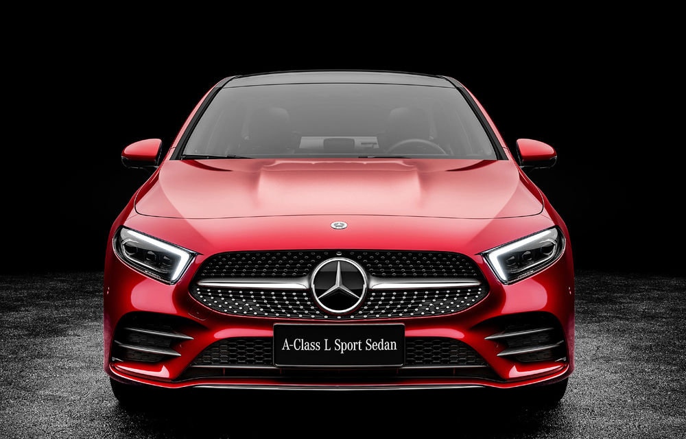 Mercedes Clasa A L Sedan: versiunea cu ampatament mărit pentru China anticipează lansarea sedanului pentru Europa în 2018 - Poza 5