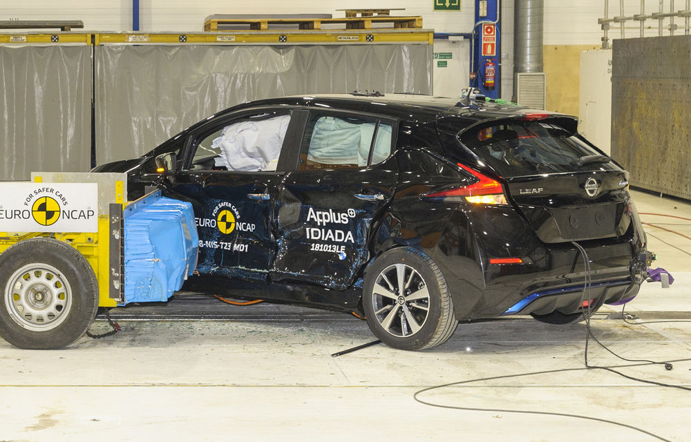 Noua generație Nissan Leaf, 5 stele la Euro NCAP: teste mai dure pentru protecția pietonilor și bicicliștilor - Poza 8