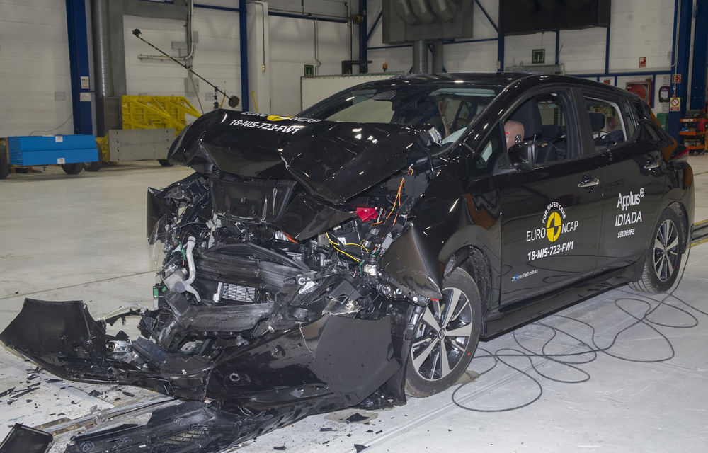 Noua generație Nissan Leaf, 5 stele la Euro NCAP: teste mai dure pentru protecția pietonilor și bicicliștilor - Poza 1