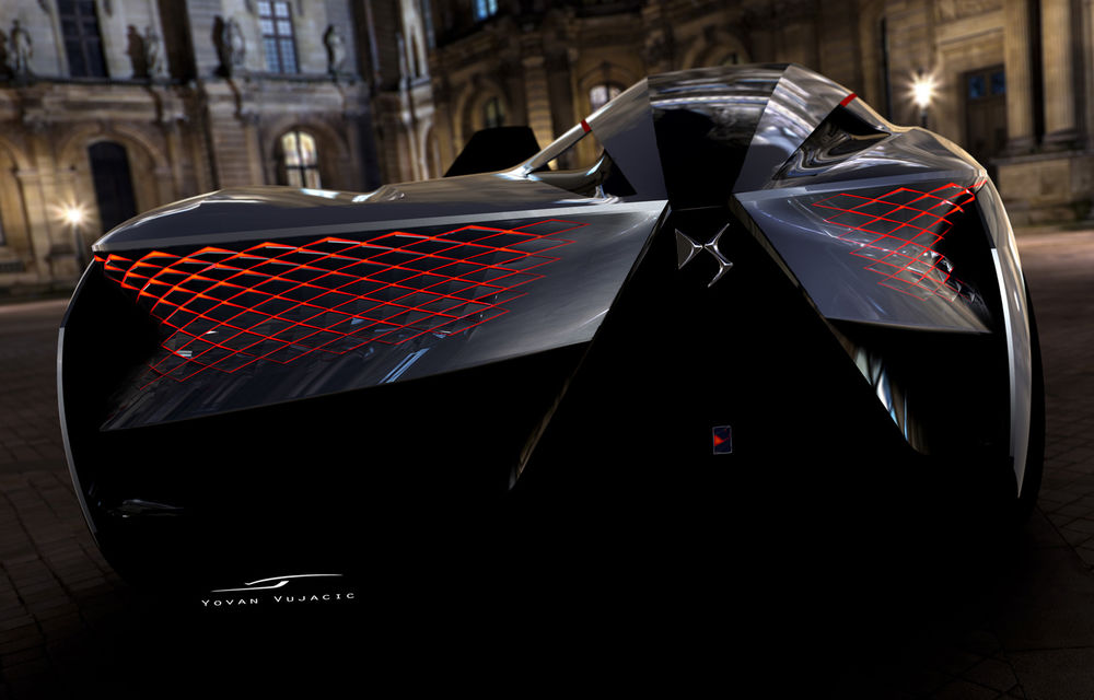 DS X E-Tense: viziunea mărcii pentru anul 2035 este o mașină autonomă și electrică cu motoare de 1360 de cai putere - Poza 1