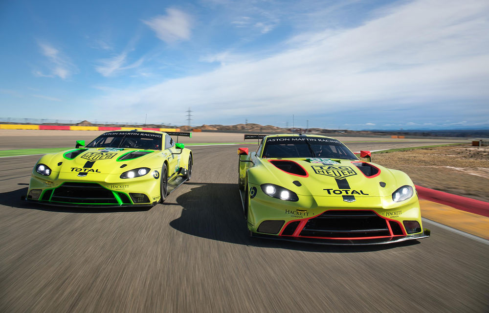 Aston Martin Vantage GTE debutează pe circuitul de la Spa-Francorchamps în acest weekend: versiunea de competiții are un motor V8 biturbo și elemente aerodinamice speciale - Poza 5