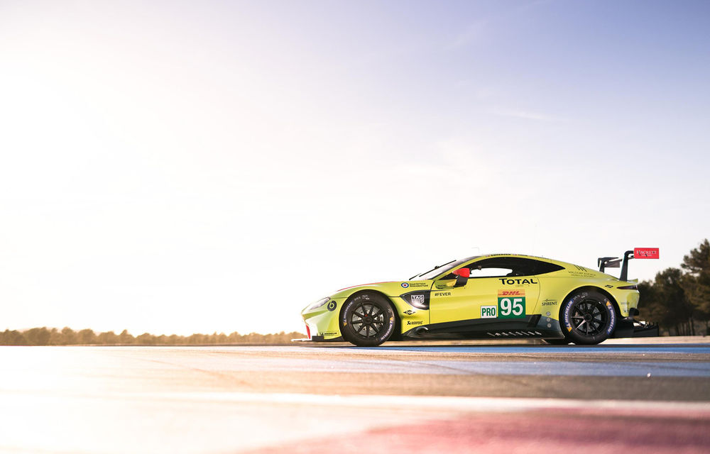 Aston Martin Vantage GTE debutează pe circuitul de la Spa-Francorchamps în acest weekend: versiunea de competiții are un motor V8 biturbo și elemente aerodinamice speciale - Poza 7