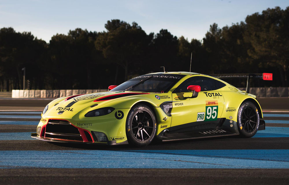 Aston Martin Vantage GTE debutează pe circuitul de la Spa-Francorchamps în acest weekend: versiunea de competiții are un motor V8 biturbo și elemente aerodinamice speciale - Poza 4
