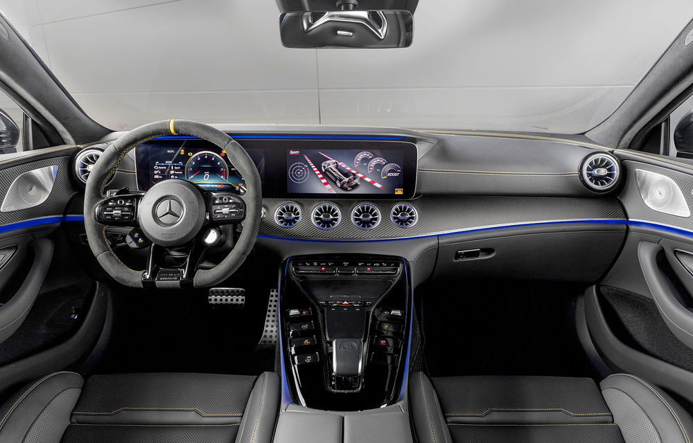 Versiunea cu patru uși a lui Mercedes-AMG GT va fi disponibilă în varianta Edition 1: echipamente speciale și un V8 biturbo de 639 de cai putere - Poza 5