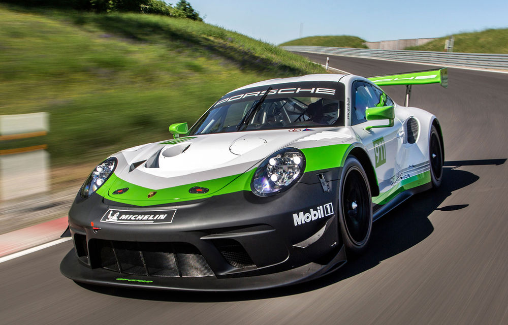 Porsche 911 GT3 R: versiunea de circuit are peste 550 CP și sistem de aer condiționat - Poza 1