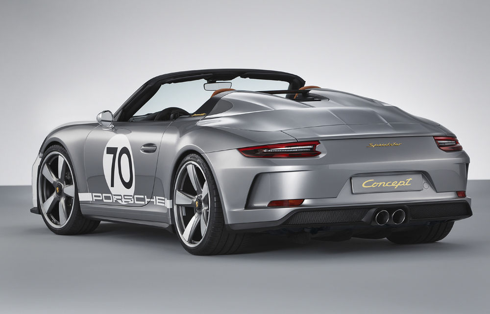 Porsche 911 Speedster: noul concept cabrio retro de 500 CP marchează aniversarea de 70 de ani a constructorului german - Poza 3