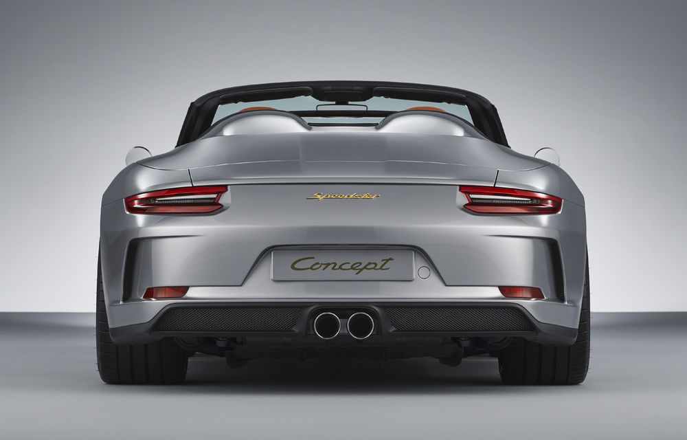 Porsche 911 Speedster: noul concept cabrio retro de 500 CP marchează aniversarea de 70 de ani a constructorului german - Poza 4