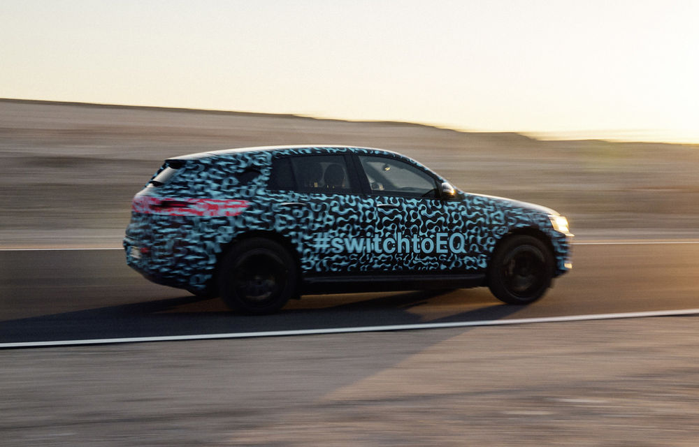 Imagini noi cu Mercedes EQC, SUV-ul electric care va fi lansat în 2019: modelul, testat în condiții de caniculă în Spania - Poza 6