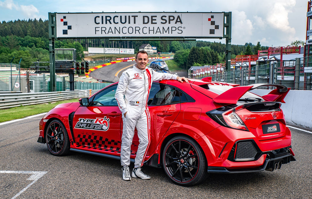 Honda Civic Type R a cucerit circuitul Spa-Francorchamps: Hot Hatch-ul nipon este cel mai rapid model de serie cu roți motrice față de pe circuitul belgian - Poza 3