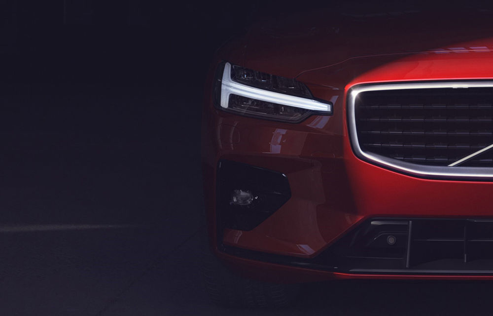Încă un teaser pentru noua generație Volvo S60: partea frontală, dezvăluită înainte de lansarea de miercuri - Poza 1