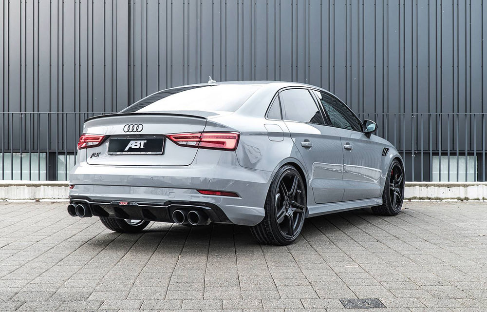 Audi RS3 Sedan primește un pachet de performanță din partea ABT: 500 de cai putere și 3.7 secunde pentru 0-100 km/h - Poza 2