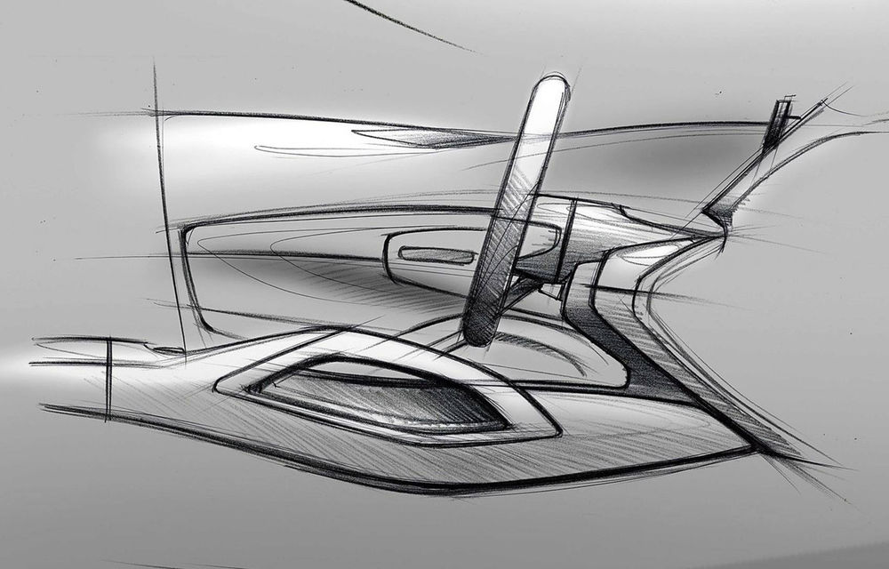 Primele schițe cu interiorul noii generații Mercedes GLE: SUV-ul va avea două ecrane de 12.3 inch - Poza 5