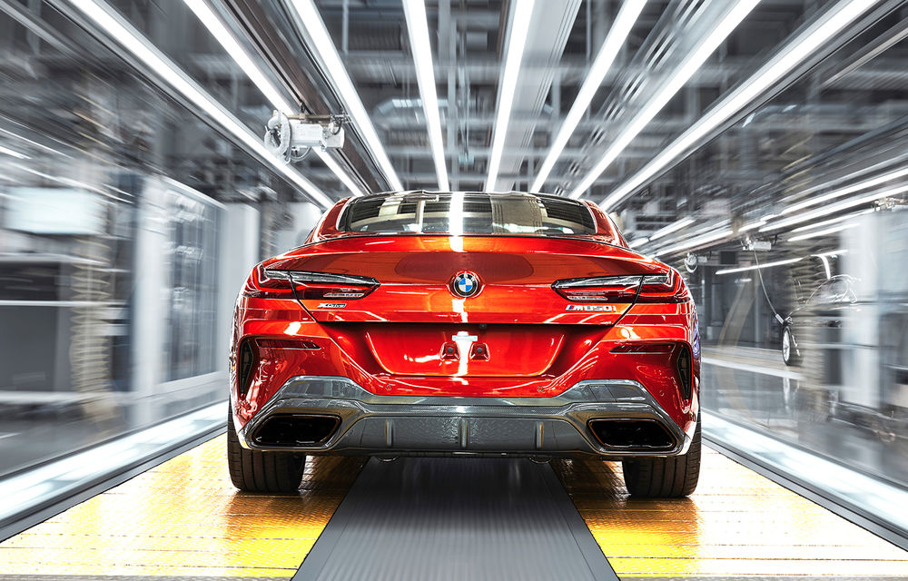 BMW a început producția noului Seria 8 Coupe: modelul constructorului bavarez este asamblat în cadrul fabricii din Dingolfing, Germania - Poza 7