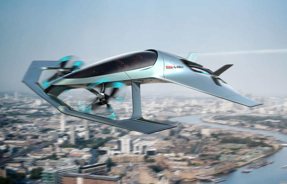 Aston Martin Volante Vision Concept: mașina zburătoare autonomă cu sistem de propulsie hibrid ar putea fi lansată în 2020 - Poza 1