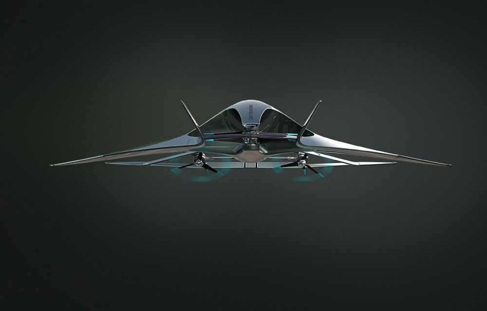 Aston Martin Volante Vision Concept: mașina zburătoare autonomă cu sistem de propulsie hibrid ar putea fi lansată în 2020 - Poza 8