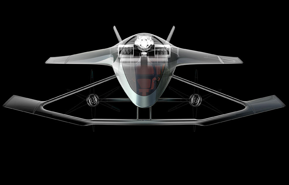 Aston Martin Volante Vision Concept: mașina zburătoare autonomă cu sistem de propulsie hibrid ar putea fi lansată în 2020 - Poza 10