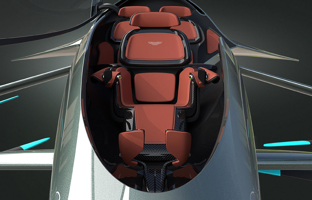 Aston Martin Volante Vision Concept: mașina zburătoare autonomă cu sistem de propulsie hibrid ar putea fi lansată în 2020 - Poza 9