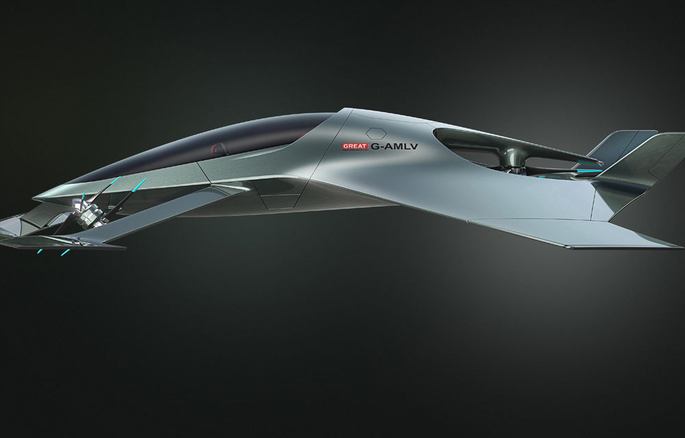 Aston Martin Volante Vision Concept: mașina zburătoare autonomă cu sistem de propulsie hibrid ar putea fi lansată în 2020 - Poza 6