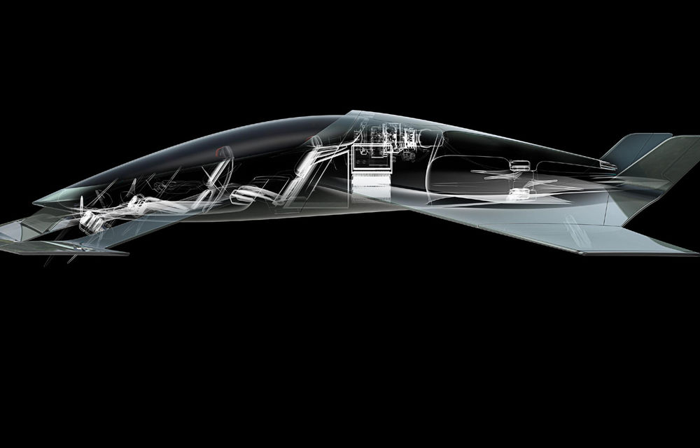 Aston Martin Volante Vision Concept: mașina zburătoare autonomă cu sistem de propulsie hibrid ar putea fi lansată în 2020 - Poza 11