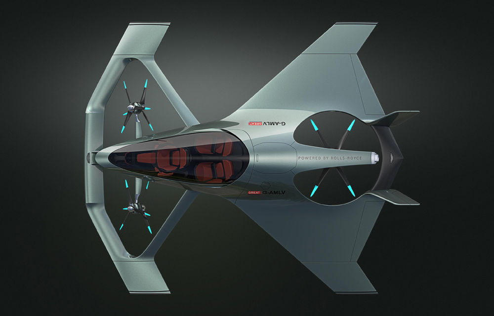 Aston Martin Volante Vision Concept: mașina zburătoare autonomă cu sistem de propulsie hibrid ar putea fi lansată în 2020 - Poza 7