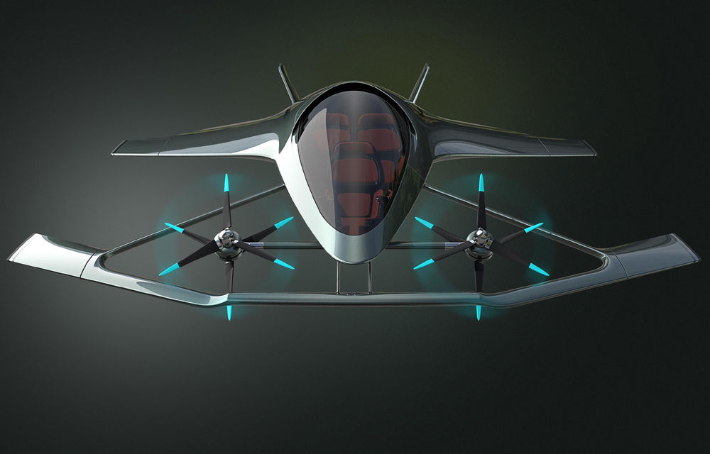 Aston Martin Volante Vision Concept: mașina zburătoare autonomă cu sistem de propulsie hibrid ar putea fi lansată în 2020 - Poza 5