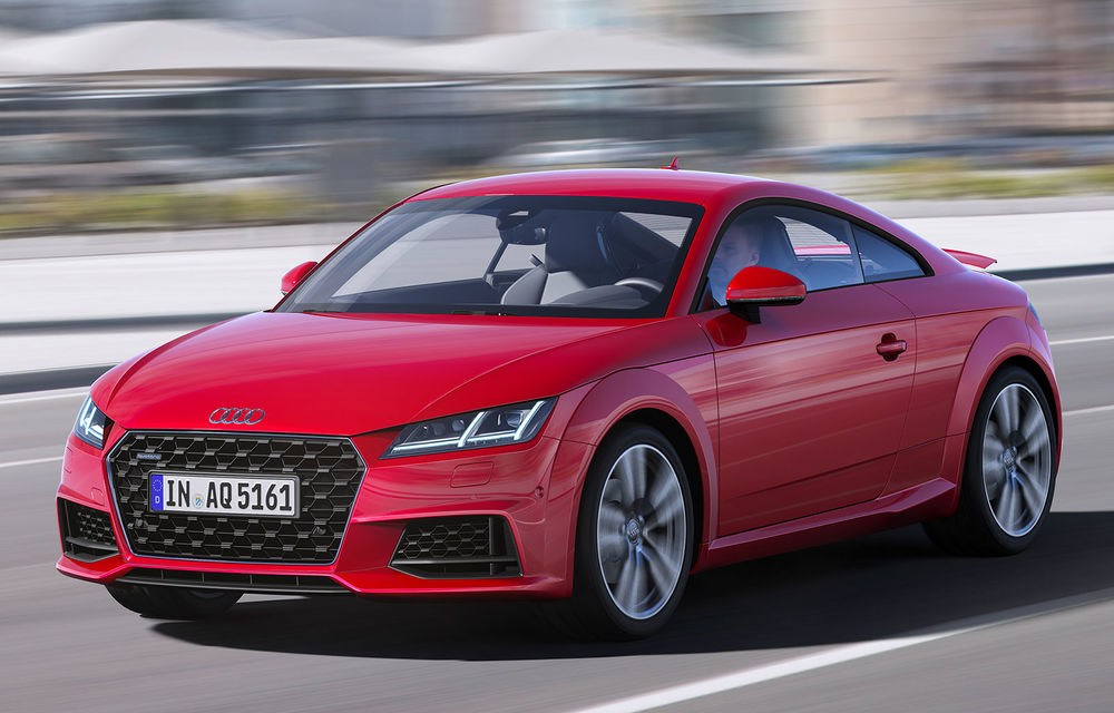 Audi TT facelift: motorizări pe benzină mai puternice și schimbări minore de design - Poza 1