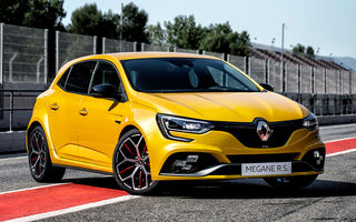 Renault a prezentat noul Megane RS Trophy: transmisie manuală sau automată pentru Hot Hatch-ul de 300 de cai putere