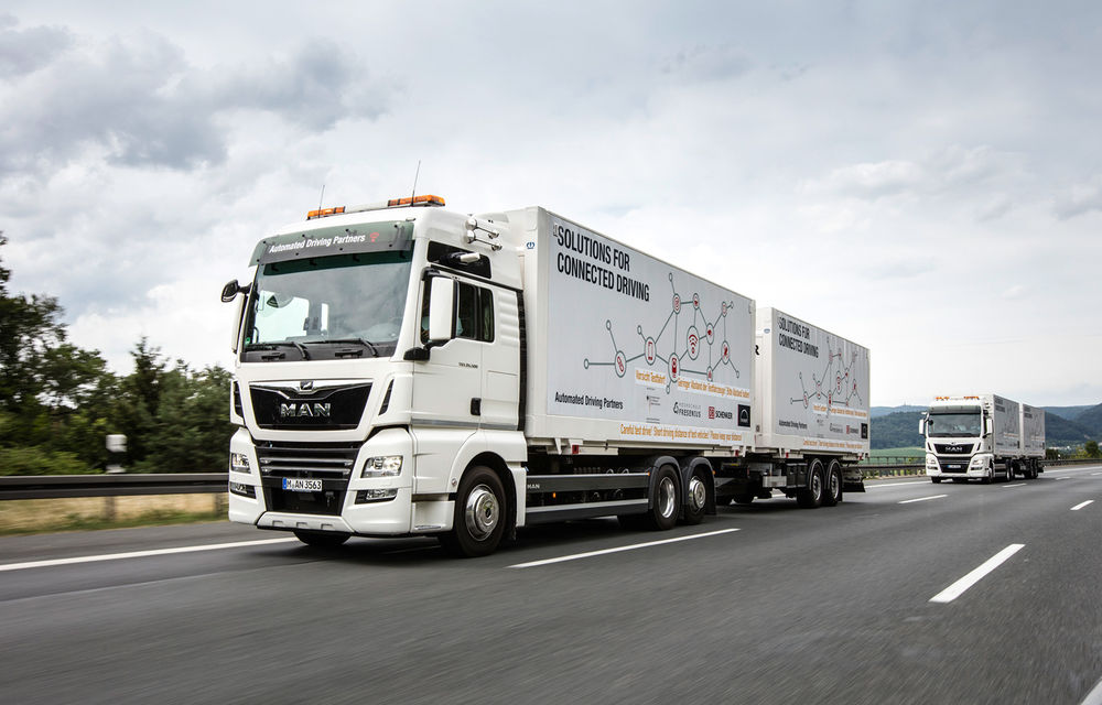 Primii pași în noua eră: MAN eTGE, utilitara electrică gândită pentru livrări urbane, și convoiul de camioane conectate ale producătorului bavarez - Poza 18