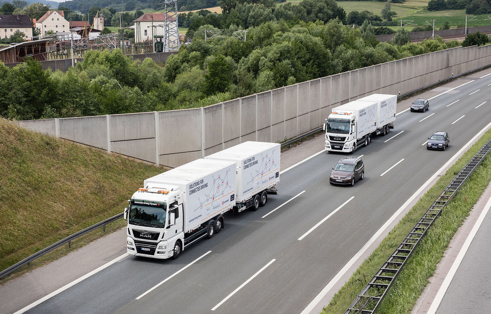 Primii pași în noua eră: MAN eTGE, utilitara electrică gândită pentru livrări urbane, și convoiul de camioane conectate ale producătorului bavarez - Poza 16